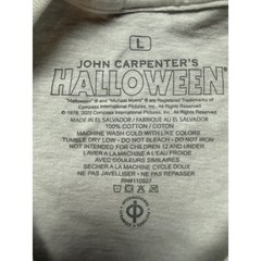 John Carpenter Halloween Michael Myers Long Sleeve Graphic Tee White Mens L