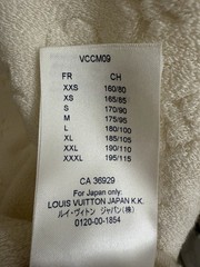 LOUIS VUITTON BLANK LAIT / WHITE MONOGRAM TOWELING T-SHIRT IN XXL (1A4PT6) *NEW*