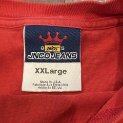 Vintage Y2K JNCO Dragon Wrap Around Red T Shirt Mens 2XL E1