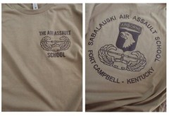 AIR ASSAULT 101 Airborne School SABALAUSKI T-Shirt XL Ft Campbell NEXT LEVEL