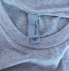 Budweiser T Shirt Grey With Logo By Next Level Apparel NWT Mens XXL