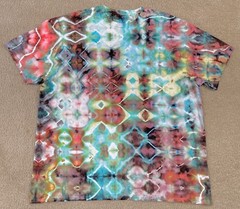 Handmade Ice Tie Dye T-Shirt 2XL Mens Womens Soft Cotton Glitch