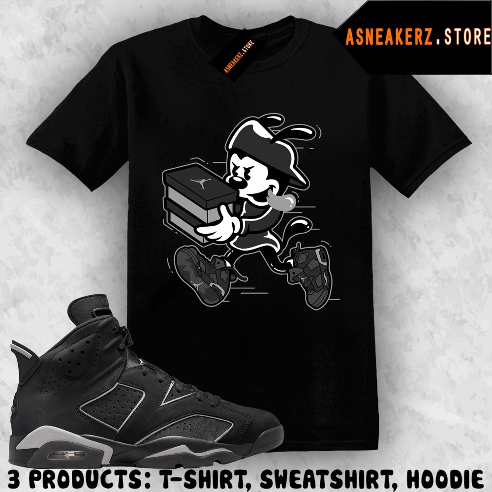 Tee Shirt Matching AJ 6 Cap and Gown 2026 Match Sneaker Double Up Wakko T-Shirt