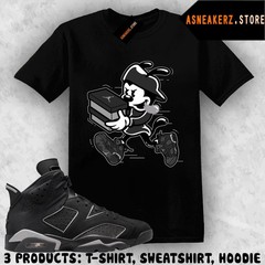 Tee Shirt Matching AJ 6 Cap and Gown 2026 Match Sneaker Double Up Wakko T-Shirt