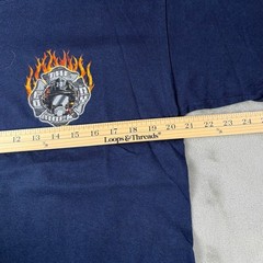 Gildan FDNY Collectible Navy Blue T-Shirt Mens Large