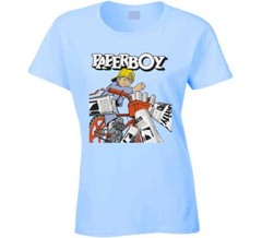 Paperboy Nes Video Game Cover T Shirt
