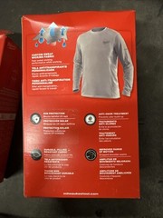 2 Packs Milwaukee Men’s Work Skin Extra Large Gray Light Weight