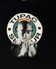 2PAC Tupac Shakur Men’s Black Shirt Hip-hop Rap Sz XL