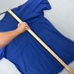 Vintage Blank T Shirt Mens 2XL 90s Blank Selvedge Pocket Tee BVD Made in USA
