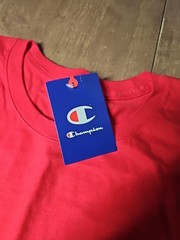 Champion Classic Jersey Script T-Shirt Scarlet Size 2XL