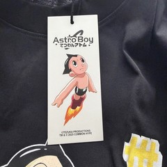 Astro Boy x Common Hype T-Shirt Black Large Limited Edition 1 of 100 NWT