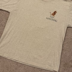 Vintage Walt Disney The Lion King 1994 Promo Tee Shirt Adult M, Cream