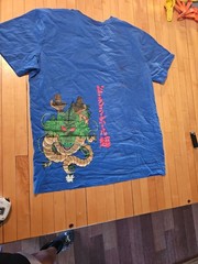 Dragon Ball Super Blue Chibi Adult T Shirt Size L Goku Piccolo Vegeta Shenron