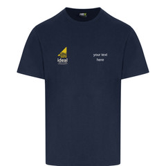 T-shirt Gas Safe Ideal Heating Plumber Work Wear – Customised With Your text