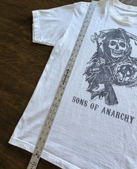 Sons Of Anarchy T Shirt Sz L 2010 Season 3 Fox TV Show Biker Skull Grim Reaper