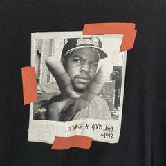 Ice Cube Graphic Shirt “It was a good day” Adult Size M Short sleeve Rap Retro