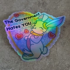 DADDD Dads Against Daughters Dating Democrats STICKER HD HOLOGRAPHIC VINYL