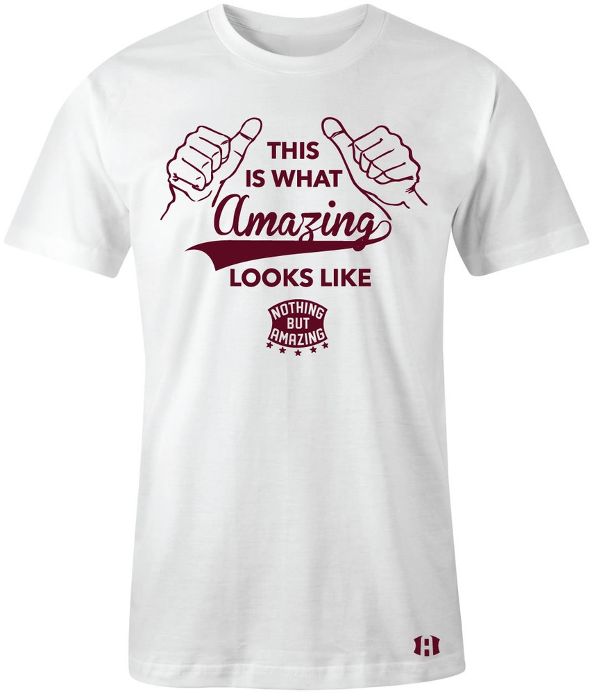 “AMAZING LOOK” T-Shirt to Match Air 6 Retro “MAROON”