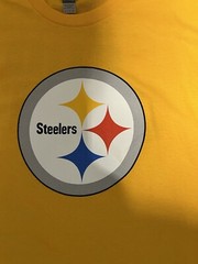 Pittsburgh Steelers T-Shirt Men’s XL Bud Light Logo NFL Double Sided Graphic