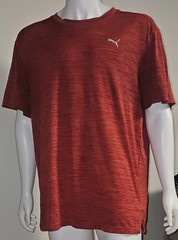 Men’s Short Sleeve T-Shirt Heather Brick Red