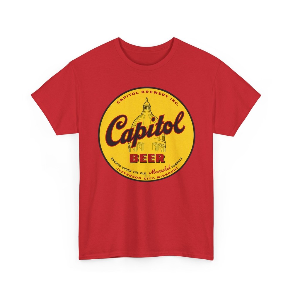 Capitol Brewery Jefferson City MO Moerschel Formula Beer Breweriana T-Shirt