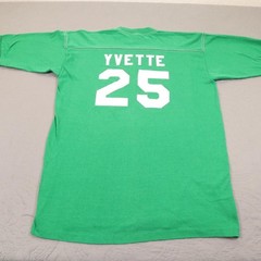 Vintage Stedman Sport T Shirt 70s Football Heavyweight School 1/2 Short Sleeve