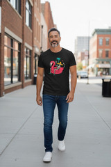 Brisco Brands Men’s T-Shirt Black Size Small Short Sleeve – FREE SHIPPING