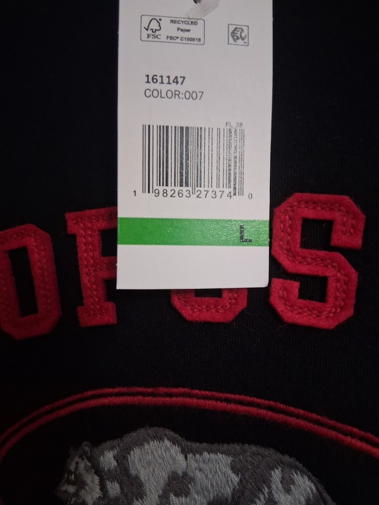 Men’s Aeropostale Nwt Black w Red Graphic Crew Neck Tshirt Size L