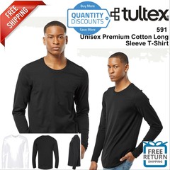 Tultex Men Premium Cotton Long Sleeve T-Shirt 591 Up To 3XL