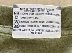 Lee Jeans Vtg Military Green T-Shirt Men’s Sz XL Rare GRUNT Hot Hogs GRU