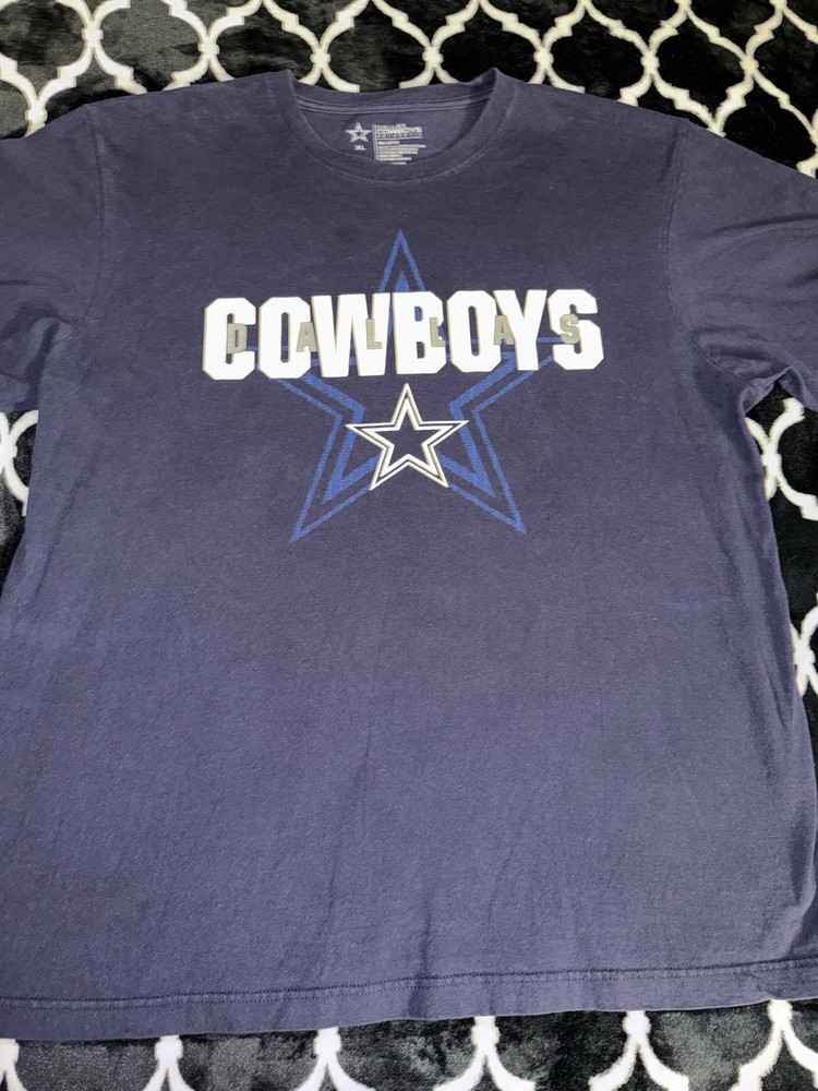Dallas Cowboys Mens T-Shirt Size XL Blue Classic NFL Logo 2015 Regular Season