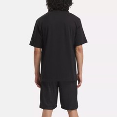 Reebok XL Men’s T-Shirt Black White Retro Pump Invention Lifestyle Cotton NWT
