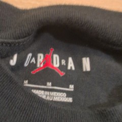 Nike Air Jordan Mens Black Graphic T-Shirt Michael Jordan Jumpman Size M