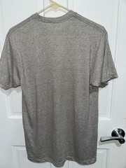 Hurley Graphic Print Gray Crew Neck Short Sleeve Mens Knit T-Shirt Logo