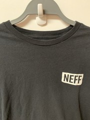 Vintage Men’s NEFF Disney Mickey Mouse Black Long Sleeve Shirt Size S Est. 1928