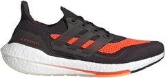 Adidas Men’s Ultraboost 21, Carbon/Black/Solar Red, 12 – Carbon/Black/Solar Red