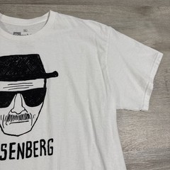 Breaking Bad Heisenberg Shirt Men’s White Walter White Tee XL