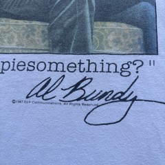 VINTAGE Al Bundy Shirt Adult L Yuppies Gee Peg USA Married With Children TV 80s