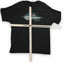 VTG Harley Davidson Shirt Nassau Bahamas Mens Large Black Steel Spellout USA