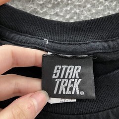 Star Trek T Shirt Men Large Black Trevco Dark Nero Movie Sci-Fi Graphic 2009 Y2K