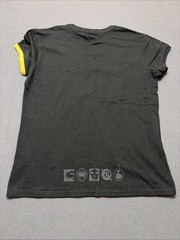 Nike 10 2 Lance Armstrong Logos Black Yellow Ringer Women’s XL