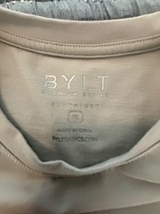 Bylt Basics split hem shirt. Dove color. XL