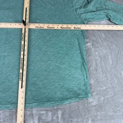 Marine Layer Heavy Slub Pocket Tee T-Shirt Mens XL Green Long Sleeve $78 NWOT