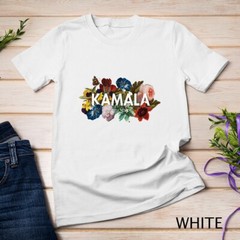 Kamala Harris Vintage Floral Feminine First Female President Unisex T-shirt