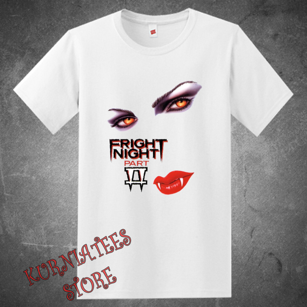 Fright Night Movie Men’s White Size S to 5XL
