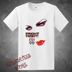 Fright Night Movie Men’s White Size S to 5XL