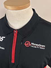 Haas Racing F1 Team Polo Shirt Moneygram Men’s Size EUR Large L