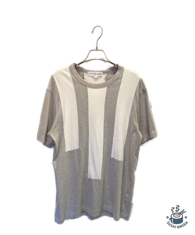 COMME des GARCONS SHIRT Designer shirt Size: L Gray Men FG-T010