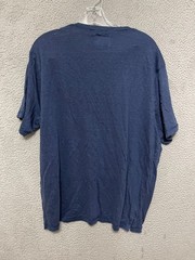 Todd Snyder T Shirt Mens 100% Linen Size XXL Blue Short Sleeve Adult