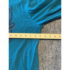 Harley Davidson Chandler Arizona Rattlesnake Long Sleeve T-Shirt Teal Mens XL